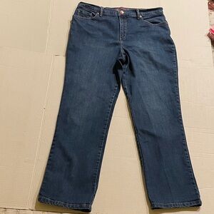 Gloria Vanderbilt Dark Blue Straight Leg Jeans